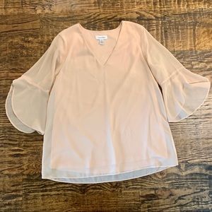 Calvin Klein Quarter Sleeve Blouse